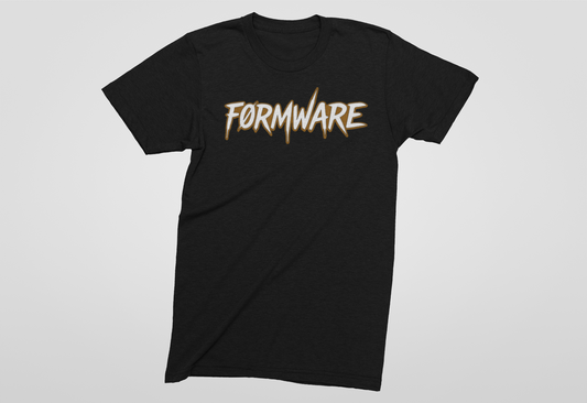 FORMWARE Logo T-Shirt White on Red